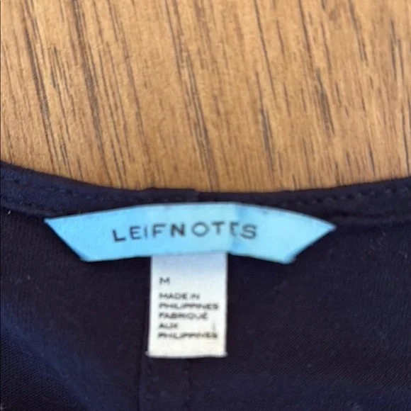 Anthropology Black Sleeveless Top with Braided Neckline - Picture 2 of 3